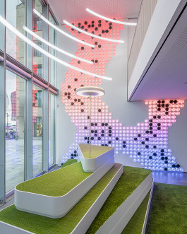 Invision, digital garden, Lichtdesign, LED, 